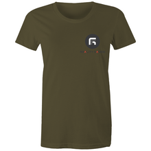 Load image into Gallery viewer, Reality Games AS Colour - Women's Maple Tee (Small Logo) - Reality Games Australia