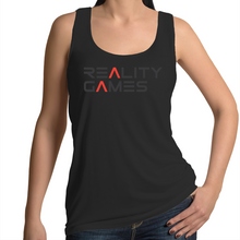 Load image into Gallery viewer, Reality Games AS Colour Tulip - Womens Singlet (Limited Logo) - Reality Games Australia