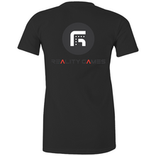 Load image into Gallery viewer, Reality Games AS Colour - Women's Maple Tee (Text Logo) - Reality Games Australia