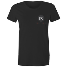 Load image into Gallery viewer, Reality Games AS Colour - Women's Maple Tee (Small Logo) - Reality Games Australia
