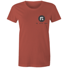 Load image into Gallery viewer, Reality Games AS Colour - Women's Maple Tee (Small Logo) - Reality Games Australia