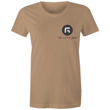 Load image into Gallery viewer, Reality Games AS Colour - Women's Maple Tee (Small Logo) - Reality Games Australia