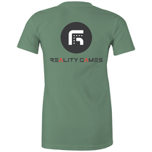Load image into Gallery viewer, Reality Games AS Colour - Women's Maple Tee (Text Logo) - Reality Games Australia