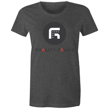 Load image into Gallery viewer, Reality Games AS Colour - Women's Maple Tee (Large Logo) - Reality Games Australia