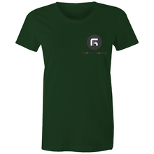Load image into Gallery viewer, Reality Games AS Colour - Women's Maple Tee (Small Logo) - Reality Games Australia