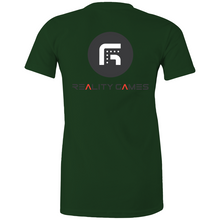 Load image into Gallery viewer, Reality Games AS Colour - Women's Maple Tee (Text Logo) - Reality Games Australia