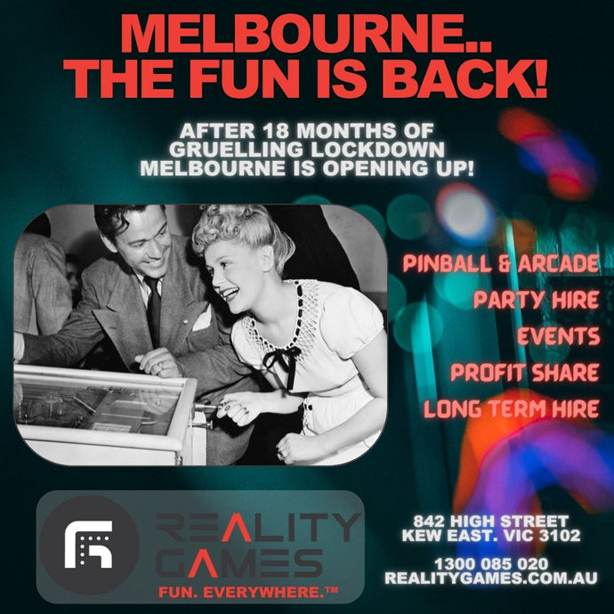 Melbourne. The FUN is back!
