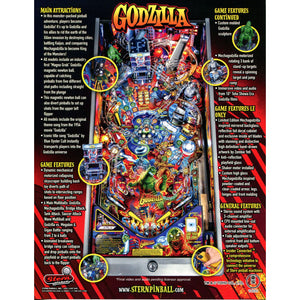 Godzilla Limited Edition Pinball Machine