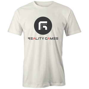Reality Games AS Colour Organic Tee (Large Logo) - Reality Games Australia