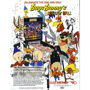 Bugs Bunny Birthday Ball Pinball Machine - Reality Games Australia