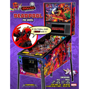 Deadpool Pro Pinball Machine - Reality Games Australia