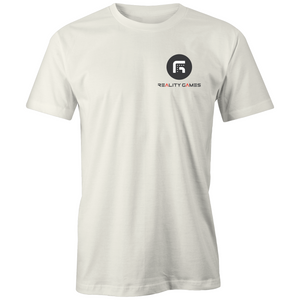 Reality Games AS Colour Organic Tee (Small Logo) - Reality Games Australia