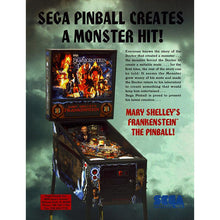 Load image into Gallery viewer, Mary Shelley&#39;s Frankenstein Pinball Machine - Reality Games Australia