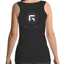 Load image into Gallery viewer, Reality Games AS Colour Tulip - Womens Singlet (Limited Logo) - Reality Games Australia
