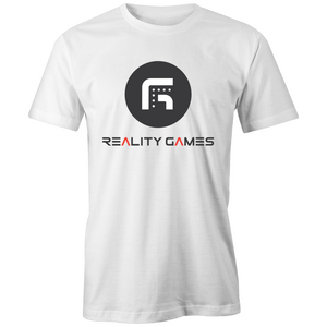 Reality Games AS Colour Organic Tee (Large Logo) - Reality Games Australia