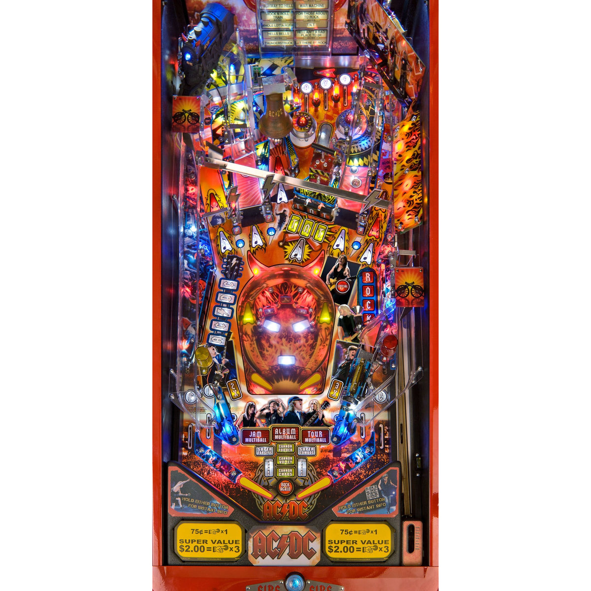 Dcc Pinball AC/DC Premium Vault Edition Pinball Machine | Reality Games Australia