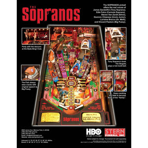 The Sopranos Pinball Machine - Reality Games Australia